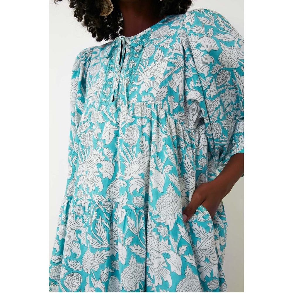 MAREA Turquoise Casita Mini Dress - Picture 5 of 10
